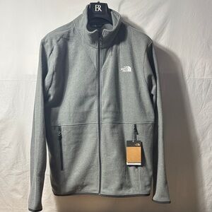 The North Face Glacier Charcoal Full-Zip Fleece Jacket